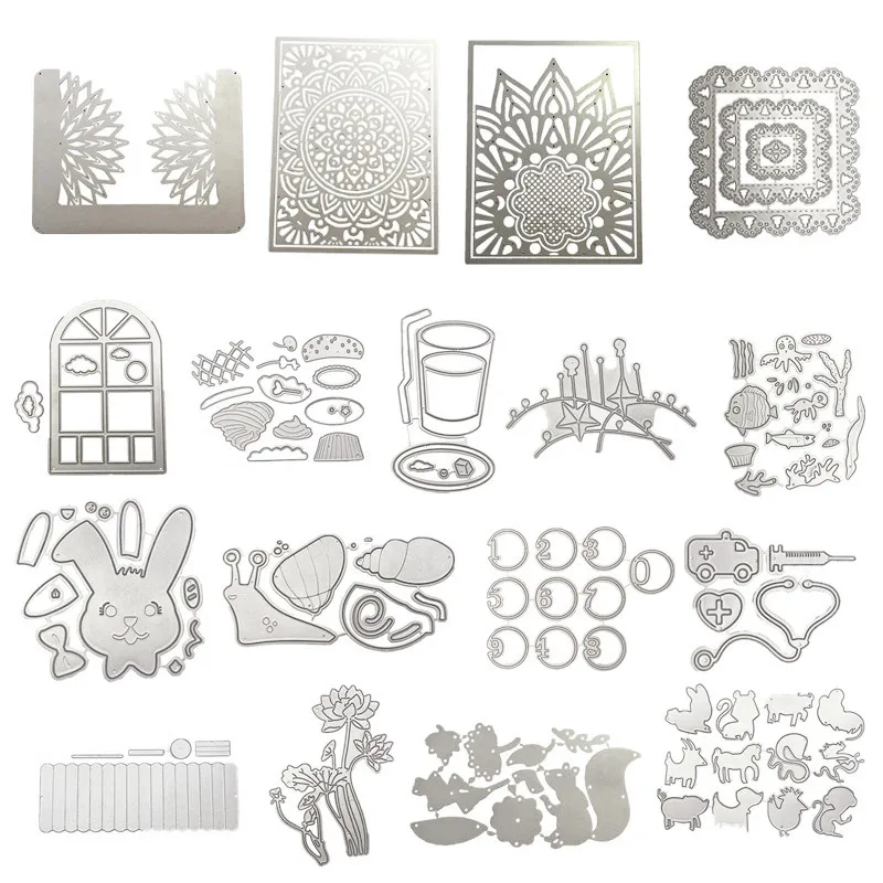 Animal Rectangular Flower Frame Metal Cutting Dies Scrapbooking Album Paper DIY Card decoration Craft Embossing Die Cuts
Animal Rectangular Flower Frame Metal Cutting Dies Scrapbooking Album Paper DIY Card decoration Craft Embossing Die Cuts