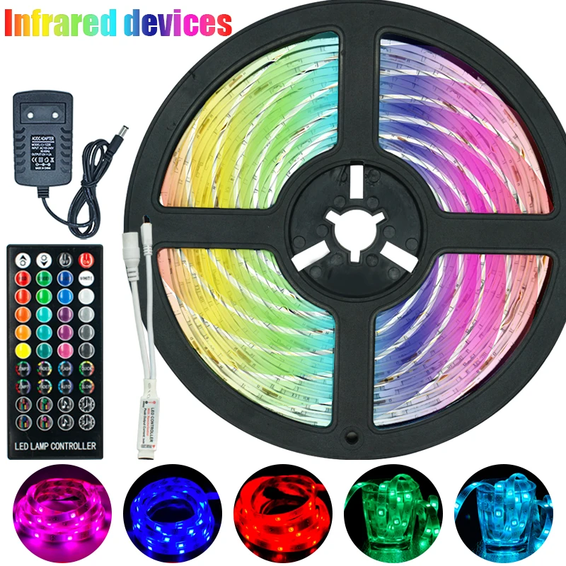 LED Strip Light Bluetooth Control RGB 5050 SMD 2835 Waterproof Flexible Ribbon DC12V 5M 10M 15M 20M Holiday Decor WiFi luces LED
LED Strip Light Bluetooth Control RGB 5050 SMD 2835 Waterproof Flexible Ribbon DC12V 5M 10M 15M 20M Holiday Decor WiFi luces LED