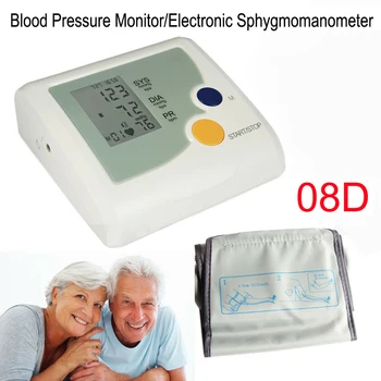 CONTEC08D Digital Blood Pressure Monitor LCD Upper Arm Electronic Sphygmomanometer Portable Pulse Tester Adult Cuff BP Machine
CONTEC08D Digital Blood Pressure Monitor LCD Upper Arm Electronic Sphygmomanometer Portable Pulse Tester Adult Cuff BP Machine