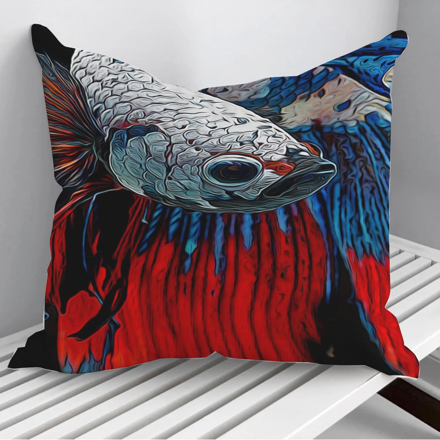 Colorfull betta fish Pillowcase Decorative Sofa Cushion Case Bed Pillow Cover Home Decor Car Cushion Cover 45*45cm
Colorfull betta fish Pillowcase Decorative Sofa Cushion Case Bed Pillow Cover Home Decor Car Cushion Cover 45*45cm