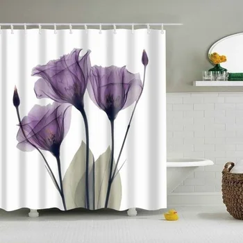2019 Hot Sale Creative Waterproof Shower Curtain Purple Painting Art Flower 3D Digital Printing
2019 Hot Sale Creative Waterproof Shower Curtain Purple Painting Art Flower 3D Digital Printing