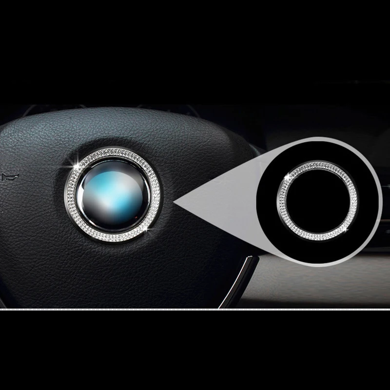 For BMW 3 5 Series X1 X3 X5 X6 Car Styling Steering Wheel Logo Modification Stickers Ring Synthetic Diamond Decoration Trim
For BMW 3 5 Series X1 X3 X5 X6 Car Styling Steering Wheel Logo Modification Stickers Ring Synthetic Diamond Decoration Trim