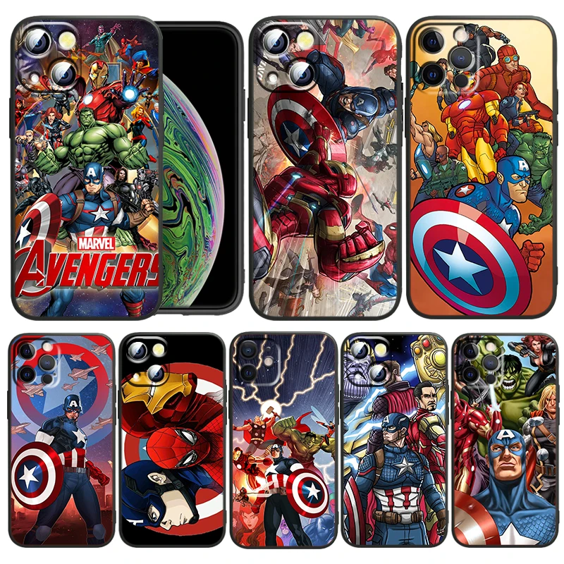 Marvel Avengers For Apple iPhone 13 12 Pro Max Mini 11 Pro XS Max X XR 6 7 8 Plus SE2020 Capa Black Phone Case
Marvel Avengers For Apple iPhone 13 12 Pro Max Mini 11 Pro XS Max X XR 6 7 8 Plus SE2020 Capa Black Phone Case