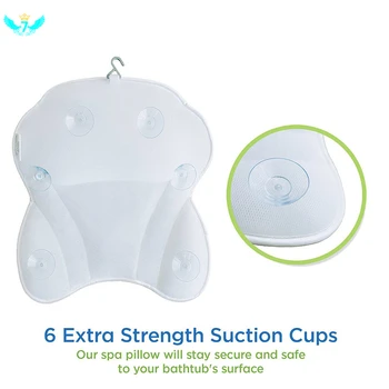 Quick-drying Bath Pillow Non-slip Jacuzzi Bath Shoulder Back Support Bathtub Cushion Home Pillow Bathing Accessories Spa Pillows
Quick-drying Bath Pillow Non-slip Jacuzzi Bath Shoulder Back Support Bathtub Cushion Home Pillow Bathing Accessories Spa Pillows