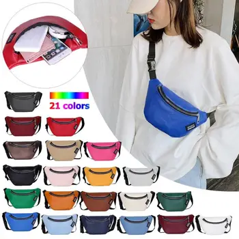 21 Colors PU Leather Fanny Waist Pack Casual Women Belt Chest Bag Simple Solid Color Shoulder Crossbody Bag Zipper Money Pouch
21 Colors PU Leather Fanny Waist Pack Casual Women Belt Chest Bag Simple Solid Color Shoulder Crossbody Bag Zipper Money Pouch