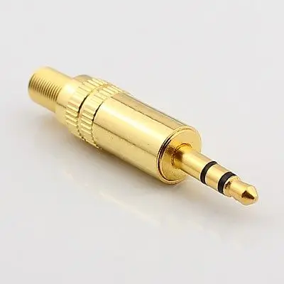 DHL/EMS 500PCS 3 pin Gold plating 3.5mm Male plug Stereo for Headphones plug Audio Cable-A8
DHL/EMS 500PCS 3 pin Gold plating 3.5mm Male plug Stereo for Headphones plug Audio Cable-A8