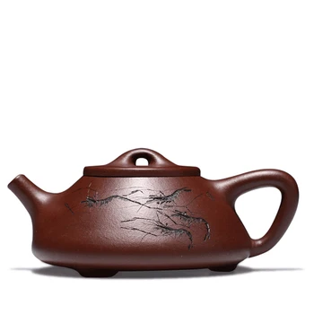 Ancient Yue Tang Yixing Dark-red Enameled Pottery Teapot Pure Full Manual Teapot Kung Fu Tea Have Raw Ore Bottom Trough Green
Ancient Yue Tang Yixing Dark-red Enameled Pottery Teapot Pure Full Manual Teapot Kung Fu Tea Have Raw Ore Bottom Trough Green