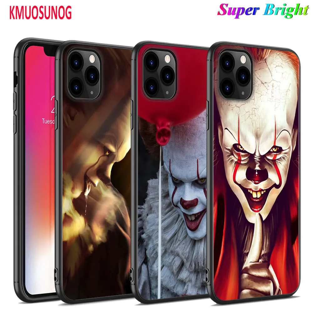 Black Silicone Case Pennywise Clown for iPhone 11 11Pro XS MAX XR X 8 7 6S 6 Plus 5S Gloss Phone Case Cover
Black Silicone Case Pennywise Clown for iPhone 11 11Pro XS MAX XR X 8 7 6S 6 Plus 5S Gloss Phone Case Cover