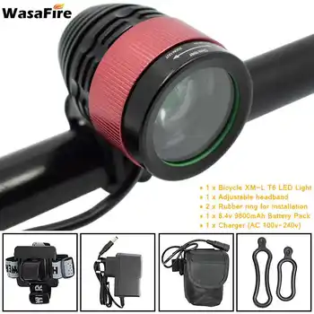 XML T6 LED Bike Light 2000 Lumens Zoom Bicycle Front Light Outdoor Cycling Headlight MTB Head Lamp + 18650 Battery Pack +Charger 
XML T6 LED Bike Light 2000 Lumens Zoom Bicycle Front Light Outdoor Cycling Headlight MTB Head Lamp + 18650 Battery Pack +Charger