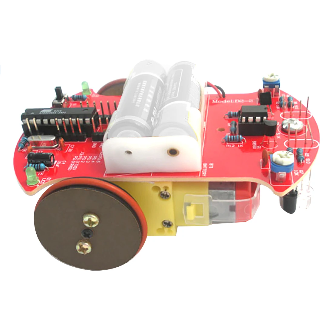 D2-2 DIY Kit Smart Tracking Line Smart Car Kit AT89C2051 51 MCU Electronic Production Intelligent Patrol Automobile DIY Parts
D2-2 DIY Kit Smart Tracking Line Smart Car Kit AT89C2051 51 MCU Electronic Production Intelligent Patrol Automobile DIY Parts