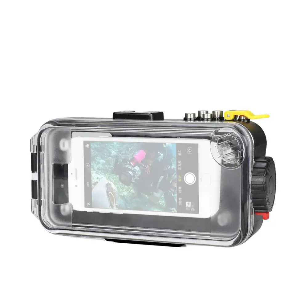 Protective CoverDiving Phone Case For iPhone For Huawei Waterproof 40M 60M Underwater Housing with Bluetooth Control
Protective CoverDiving Phone Case For iPhone For Huawei Waterproof 40M 60M Underwater Housing with Bluetooth Control