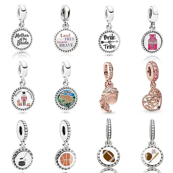 NEW 2019 100% 925 Sterling Silver Rose Gold Heart Shaped Baseball Player Pendant Charm Fit DIY Original Women Bracelet Jewelry
NEW 2019 100% 925 Sterling Silver Rose Gold Heart Shaped Baseball Player Pendant Charm Fit DIY Original Women Bracelet Jewelry