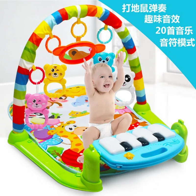 Infant Music Fitness Frame Maker Pedal Piano Toys with Light Baby Game Blanket Foot Piano 
Infant Music Fitness Frame Maker Pedal Piano Toys with Light Baby Game Blanket Foot Piano
