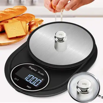 5kg/0.1g Multifunctional Mini Kitchen Scale Precision Electronic Scale Baking Scale Portable for Cooking Measuring Tool
5kg/0.1g Multifunctional Mini Kitchen Scale Precision Electronic Scale Baking Scale Portable for Cooking Measuring Tool