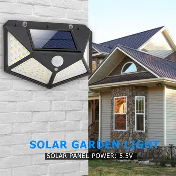 Waterproof 100LED Solar Wall Light Motion Sensor 3 Modes Street Yard Path Lamp Good Earthquake and Impact Resistant Effect
Waterproof 100LED Solar Wall Light Motion Sensor 3 Modes Street Yard Path Lamp Good Earthquake and Impact Resistant Effect
