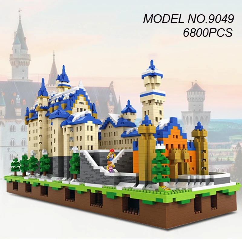 Blocks Architecture Toys Castle Model New Swan Stone Castle Blocks Building Set Bricks 9049 as toys Christmas gift
Blocks Architecture Toys Castle Model New Swan Stone Castle Blocks Building Set Bricks 9049 as toys Christmas gift