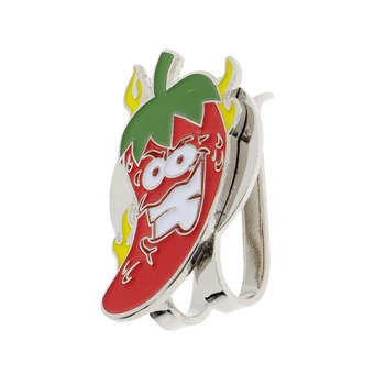Cartoon Chilli Design Magnetic Golf Cap Visor Hat Clip-on Golf Ball Marker 
Cartoon Chilli Design Magnetic Golf Cap Visor Hat Clip-on Golf Ball Marker