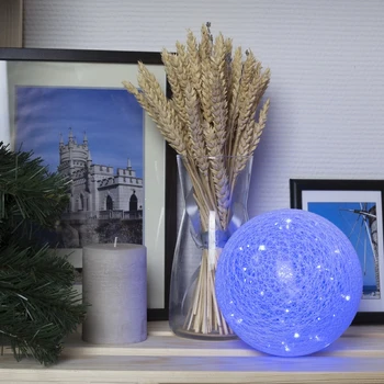 Figure "ball braided" 15 cm, 50 led-12v, white thread, adapter included, blue 3612353
Figure "ball braided" 15 cm, 50 led-12v, white thread, adapter included, blue 3612353