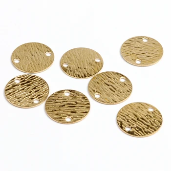 

Brass Textured Charm,Raw Brass Earrings Finding,Blanks With 2 Hole,Round Shaped Earrings Brass Charm,Jewelry Supplie,16mm-RB1174