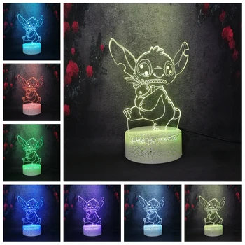 Amore Cartoon Anime Creative Stitch holding Carrot Picture LED Kid Night Light 3D 7 Color Shine USB Charge Acrylic Crack Lamp
Amore Cartoon Anime Creative Stitch holding Carrot Picture LED Kid Night Light 3D 7 Color Shine USB Charge Acrylic Crack Lamp