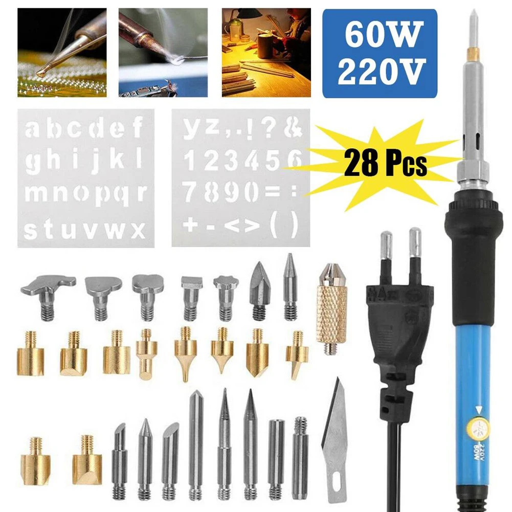 Professional Soldering Iron DIY Welding Kit Carving EasyUse Wood Burning Pen Multipurpose Pyrography Tips Craft Lightweight Tool
Professional Soldering Iron DIY Welding Kit Carving EasyUse Wood Burning Pen Multipurpose Pyrography Tips Craft Lightweight Tool