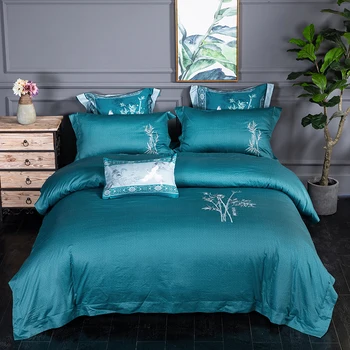 Four Set Pure Cotton Full Cotton High Precision Embroidery Concise China Wind 1.8m2.0 Meters Sheet Quilt Cover Bedding Article
Four Set Pure Cotton Full Cotton High Precision Embroidery Concise China Wind 1.8m2.0 Meters Sheet Quilt Cover Bedding Article