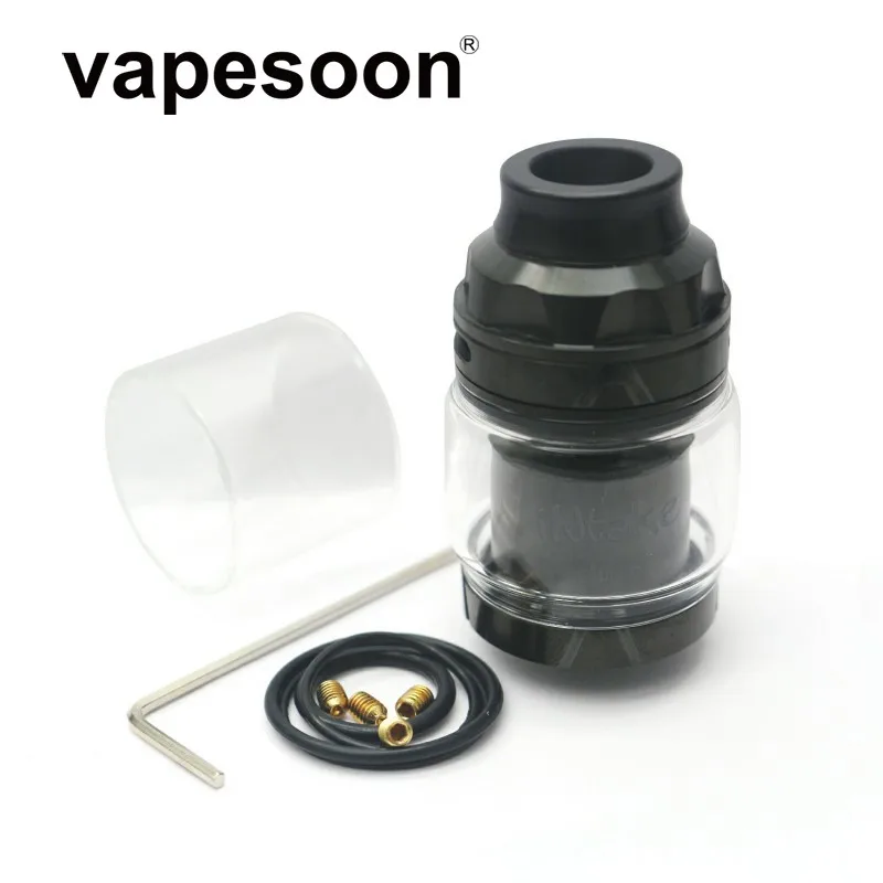 High Quality Intake Dual RTA 26mm Atomizer Tank 4.2ml/5.8ml Capacity Leekproof Top to Side Airflow Top Filling e-Cigarette
High Quality Intake Dual RTA 26mm Atomizer Tank 4.2ml/5.8ml Capacity Leekproof Top to Side Airflow Top Filling e-Cigarette