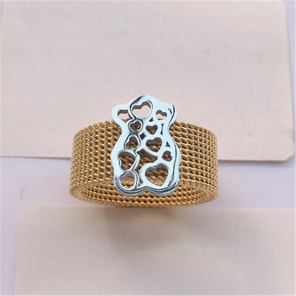 Bear ring fashion stainless steel jewelry natural pearl jewellery charm beads multiples model luxuries ring set fine jewel gift
Bear ring fashion stainless steel jewelry natural pearl jewellery charm beads multiples model luxuries ring set fine jewel gift