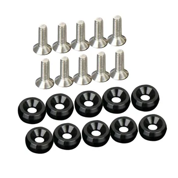 20pcs set Washer Bolt Black CNC Aluminum Fender Engine Bay Dress Up Kit Replacement
20pcs set Washer Bolt Black CNC Aluminum Fender Engine Bay Dress Up Kit Replacement