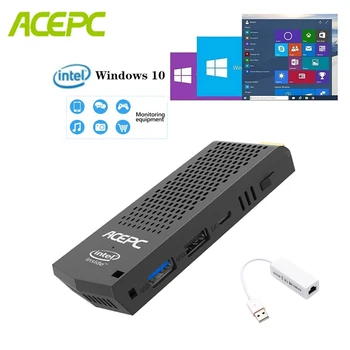 T6 Pro MINI PC Stick Intel Atom Z8350 Windows 10 licensed Adapter USB to Ethernet RJ45 Lan BT4.0 Dual WiFi Linux Pocket Computer
T6 Pro MINI PC Stick Intel Atom Z8350 Windows 10 licensed Adapter USB to Ethernet RJ45 Lan BT4.0 Dual WiFi Linux Pocket Computer