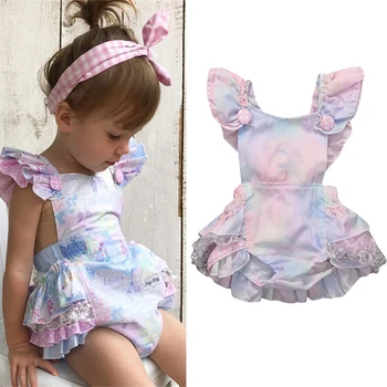 New Sweet Baby Girls Floral Romper Jumpsuit Outfits Sleeveless Toddler Newborn Lovely Able Kids Summer Clothes 0-3Y
New Sweet Baby Girls Floral Romper Jumpsuit Outfits Sleeveless Toddler Newborn Lovely Able Kids Summer Clothes 0-3Y