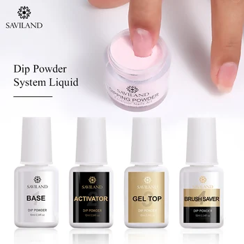 Saviland Dipping Nail Powder Set Base Top Activator Brush Saver Natural Dry No Need Lamp Cured for Nail Art Decoration Manicure
Saviland Dipping Nail Powder Set Base Top Activator Brush Saver Natural Dry No Need Lamp Cured for Nail Art Decoration Manicure