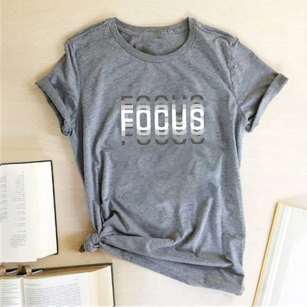 Focus 3D Graphic Print T-shirts Free Shipping JKP4747