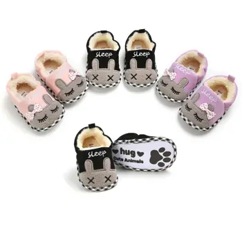 0-18M newborn baby boy girl Crib Shoes cute cartoon rabbit comfortable non-slip shoes infant winter warm shoes
0-18M newborn baby boy girl Crib Shoes cute cartoon rabbit comfortable non-slip shoes infant winter warm shoes