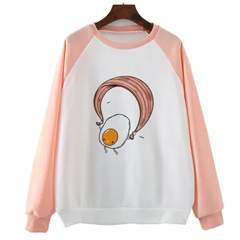 Air Breakfast Bacon Eggs Fashion Sweatshirts Print Harajuku Tops Women Clothing Long Sleeve O-Neck Hoodies 
Air Breakfast Bacon Eggs Fashion Sweatshirts Print Harajuku Tops Women Clothing Long Sleeve O-Neck Hoodies