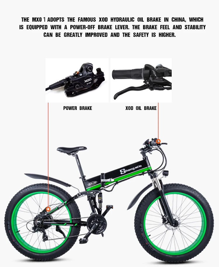 Top Electric bicycle 1000W Electric Beach Bike 4.0 Fat Tire Electric Bike  48V Mens Mountain Bike Snow E-bike 26inch Bicycle 17