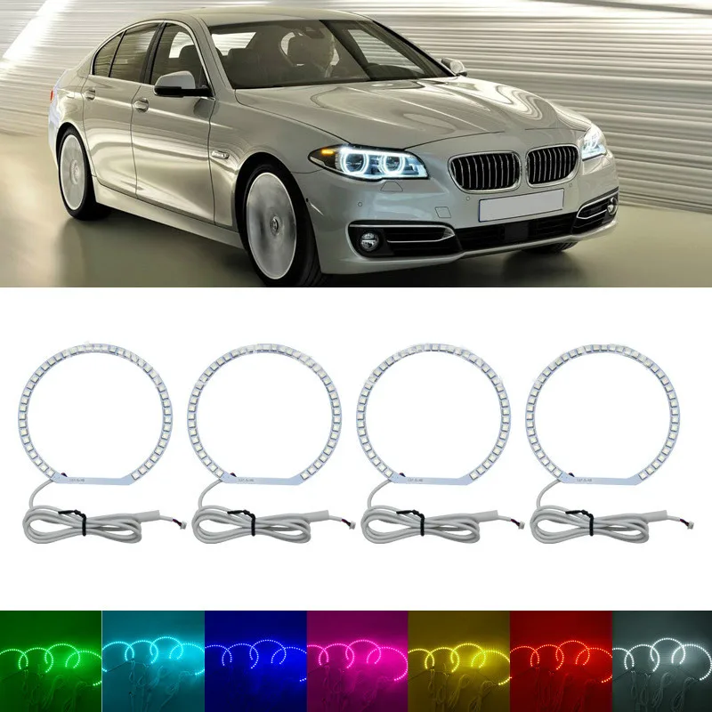 Headlight Multi-color RGB LED Angel Eyes Halo Ring Eye DRL RF Remote Control for BMW E36 E38 E39 E46 projector 4x131 Accessories
Headlight Multi-color RGB LED Angel Eyes Halo Ring Eye DRL RF Remote Control for BMW E36 E38 E39 E46 projector 4x131 Accessories
