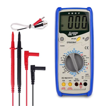 ESR Meter Professional Digital Multimeter Temperature 2nF ~ 200μF Capacitor Tester DC AC Current Voltage Multimeters Data HOLD
ESR Meter Professional Digital Multimeter Temperature 2nF ~ 200μF Capacitor Tester DC AC Current Voltage Multimeters Data HOLD