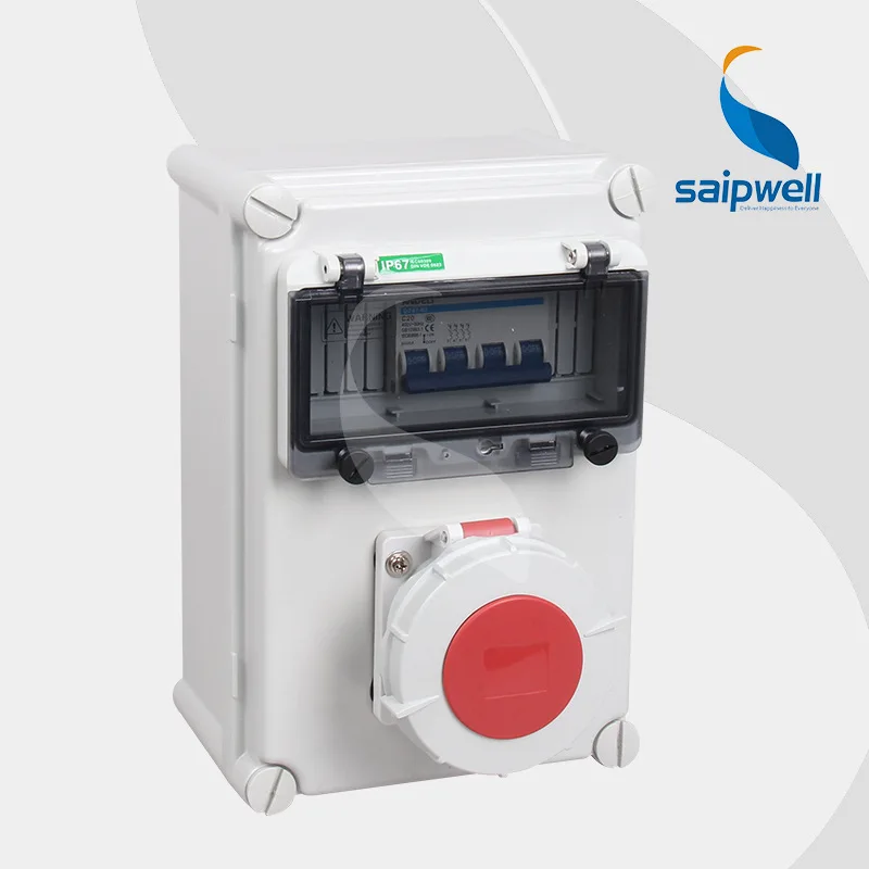 Saip/Saipwell Plastic Industrial power Combination Socket Box Distribution Boxes electrical Industrial socket & plug
Saip/Saipwell Plastic Industrial power Combination Socket Box Distribution Boxes electrical Industrial socket & plug