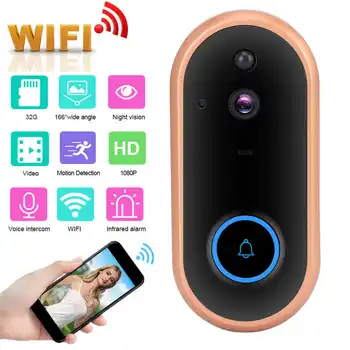 WIFI Video Doorbell Phone Remote Monitoring Intercom Alarm Night Vision Home Wireless Bell for HiSilicon HI Solution
WIFI Video Doorbell Phone Remote Monitoring Intercom Alarm Night Vision Home Wireless Bell for HiSilicon HI Solution