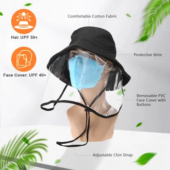 Protective Hat with Removable Transparent Face Shield Men Women Anti-saliva Face Cover Cap for Camping Hiking Fishing Travel 
Protective Hat with Removable Transparent Face Shield Men Women Anti-saliva Face Cover Cap for Camping Hiking Fishing Travel