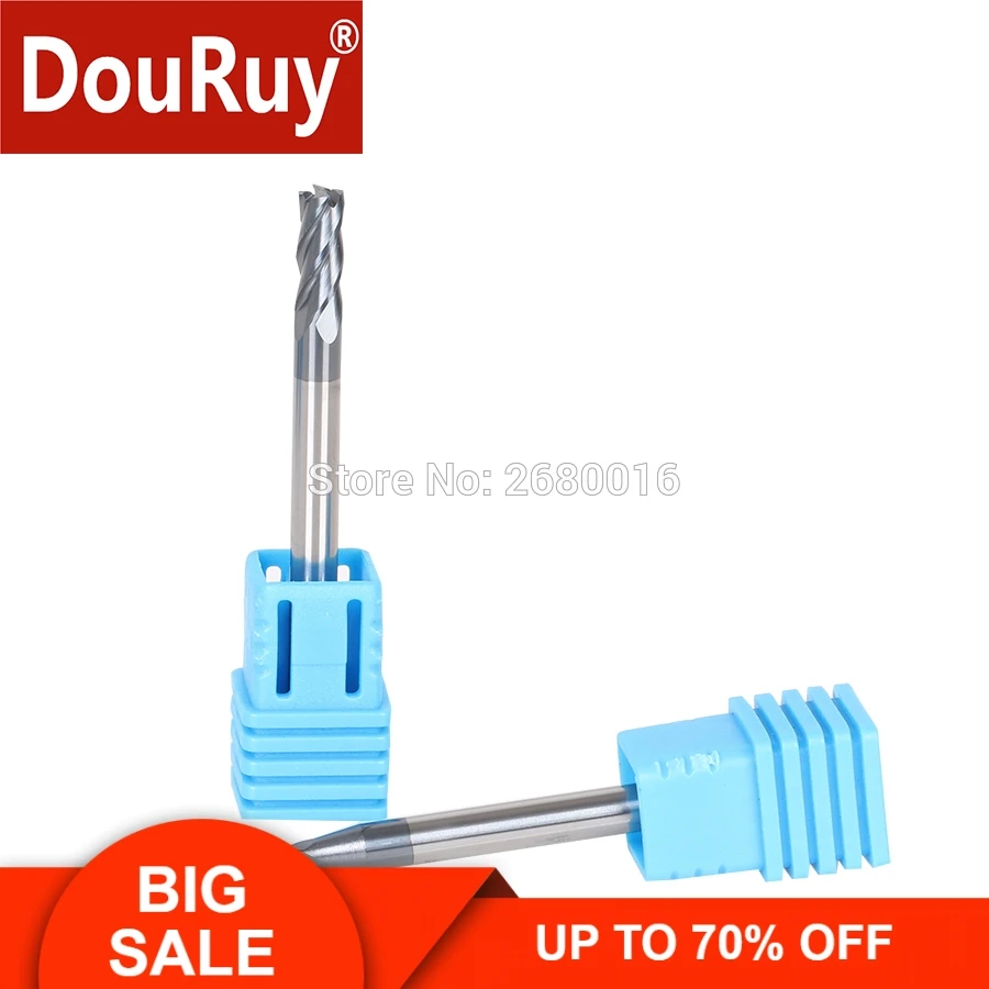 DouRuy 5PCS 4 flutes HRC55 Hardness Carbide coated flat square end mills carbide CNC Milling Cutter Tool for metal
DouRuy 5PCS 4 flutes HRC55 Hardness Carbide coated flat square end mills carbide CNC Milling Cutter Tool for metal