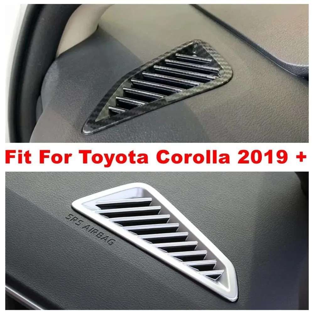 Dashboard Side Air Conditioning AC Outlet Vent Decoration Cover Trim Fit For Toyota Corolla 2019 2020 ABS Matte / Carbon Fiber
Dashboard Side Air Conditioning AC Outlet Vent Decoration Cover Trim Fit For Toyota Corolla 2019 2020 ABS Matte / Carbon Fiber