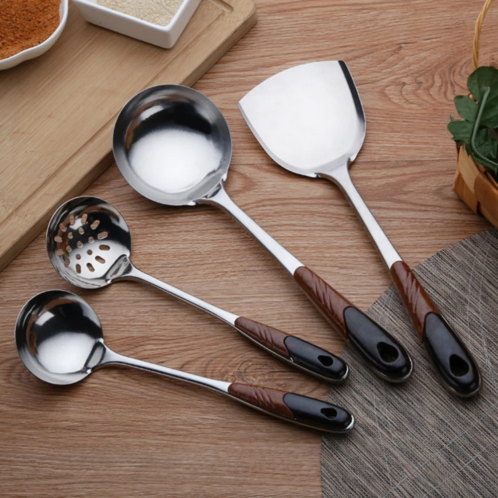 4Pcs Portable Stainless Steel Easy Clean Kitchen Home Use Spatula Spoon Hanging Trip Cookware Set Accessories Outdoor Hiking
4Pcs Portable Stainless Steel Easy Clean Kitchen Home Use Spatula Spoon Hanging Trip Cookware Set Accessories Outdoor Hiking