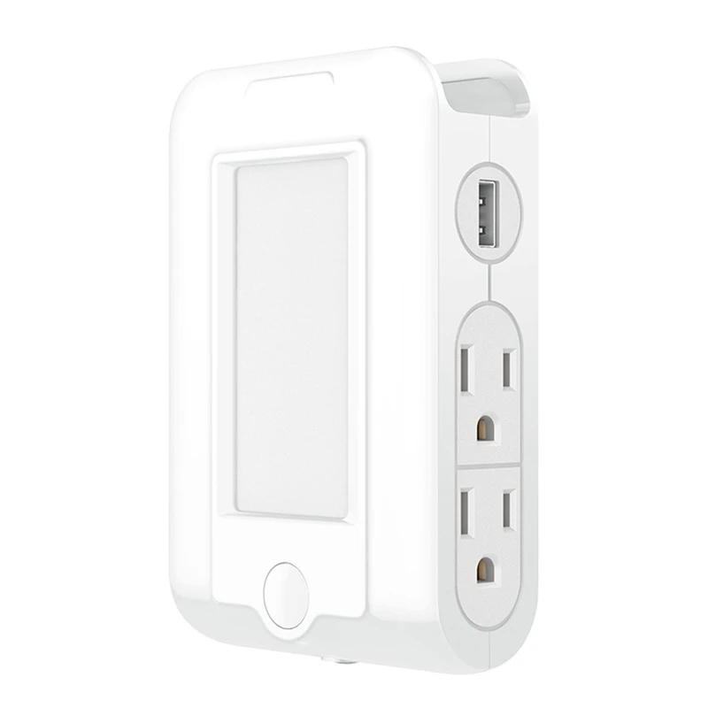 USB Charger Plug, LED Induction Night Light, Power Adaptor LED Night Light Wall Charger US Plug
USB Charger Plug, LED Induction Night Light, Power Adaptor LED Night Light Wall Charger US Plug