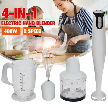 4 In 1 Multifunctional Handheld 400W 220V EU Plug Electric Food Blenders Meat Grinder Juicer Milk Frother Home Kitchen Appliance
4 In 1 Multifunctional Handheld 400W 220V EU Plug Electric Food Blenders Meat Grinder Juicer Milk Frother Home Kitchen Appliance