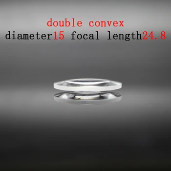 Diameter 15mm Focal Length 24.87mm Optical Double Convex Lens Factory Custom Optical Glass Prism and Lens
Diameter 15mm Focal Length 24.87mm Optical Double Convex Lens Factory Custom Optical Glass Prism and Lens