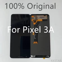 Écran tactile LCD AMOLED de remplacement avec adhésif, 5.6 pouces, pour Google Pixel 3A G020A G020E G020B, Original=