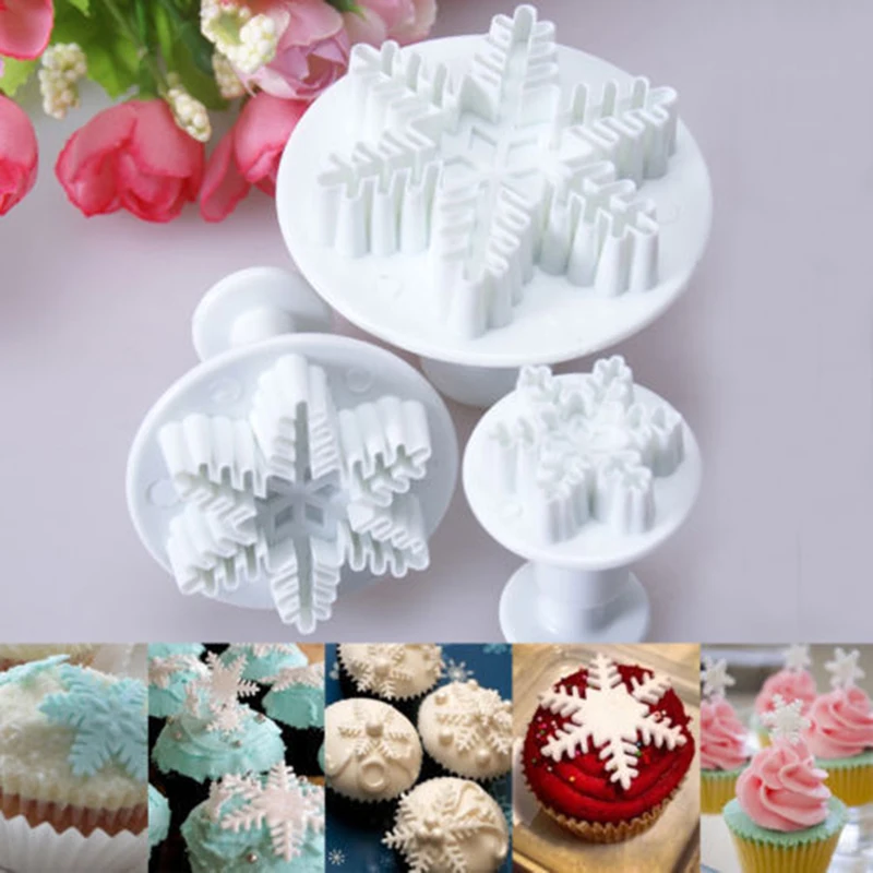 Top Fashion Sale Mold Bakeware Pastry Tools 3x Snowflake Snow Cake Fondant Pastry Cutter Plunger Mold Tools Decor
Top Fashion Sale Mold Bakeware Pastry Tools 3x Snowflake Snow Cake Fondant Pastry Cutter Plunger Mold Tools Decor