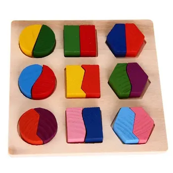 Children Baby Wooden Geometry Block Puzzles Kids Cognitive Toy Early Learning Educational Toy Children Gift
Children Baby Wooden Geometry Block Puzzles Kids Cognitive Toy Early Learning Educational Toy Children Gift